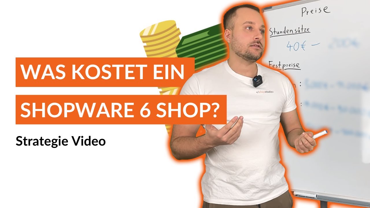Was KOSTET ein SHOPWARE 6 Shop bei einer Agentur? - Online-Shop Strategie