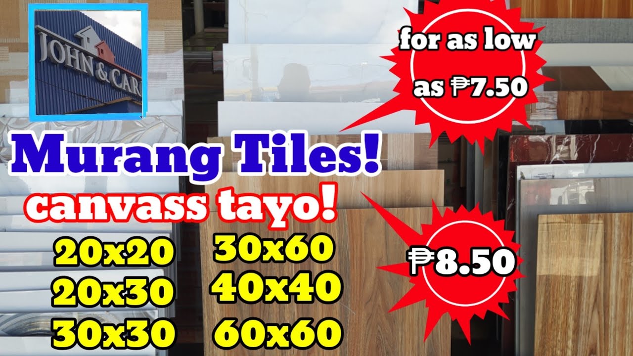 Murang Tiles pang Floor and Bathroom|Tiles Price and Design in the Philippines