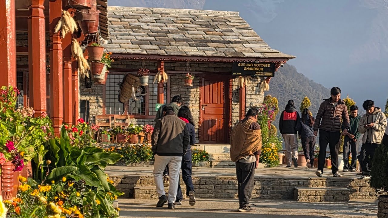  Ghandruk village road pokhara 2026 February 14 Book your vehicle #taxipokhara #ghandruk 