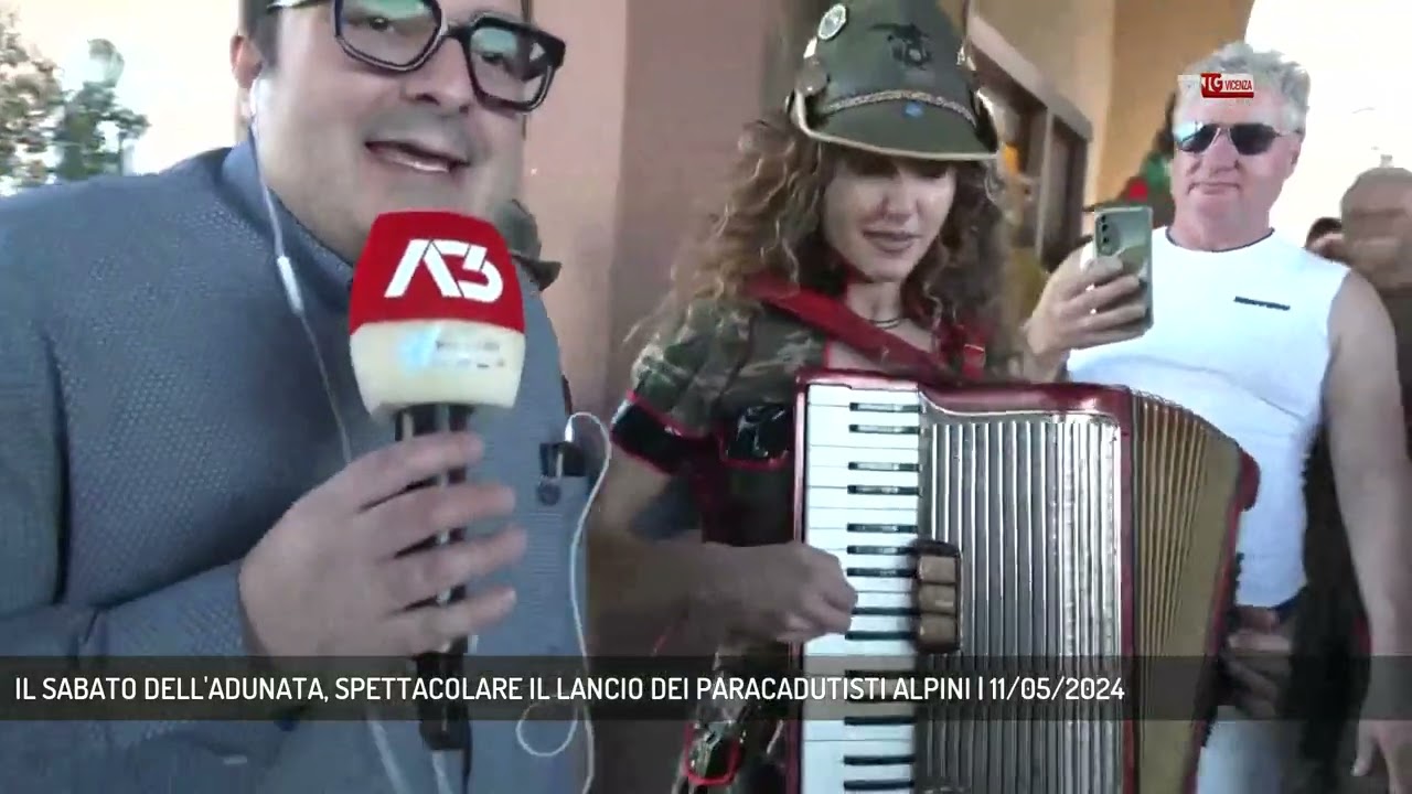 IL SABATO DELL'ADUNATA, SPETTACOLARE IL LANCIO DEI PARACADUTISTI ALPINI | 11/05/2024