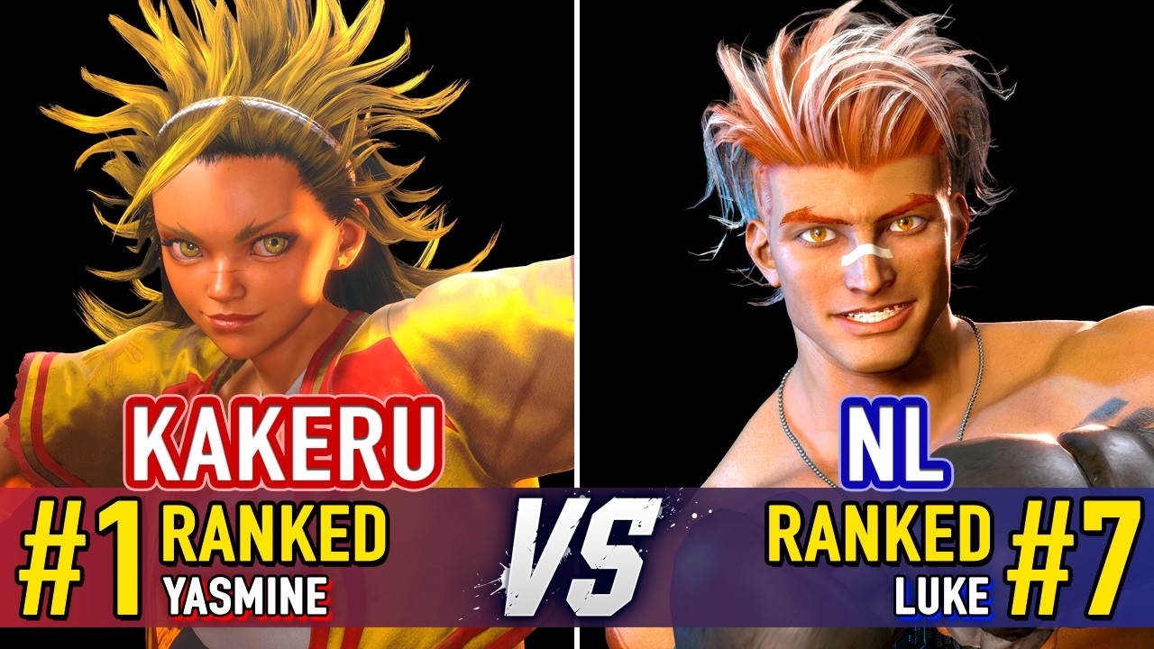 SF6 🤜 KAKERU (#1 Ranked Yasmine) vs NL (#7 Ranked Luke) 🤛 SF6 High Level Gameplay