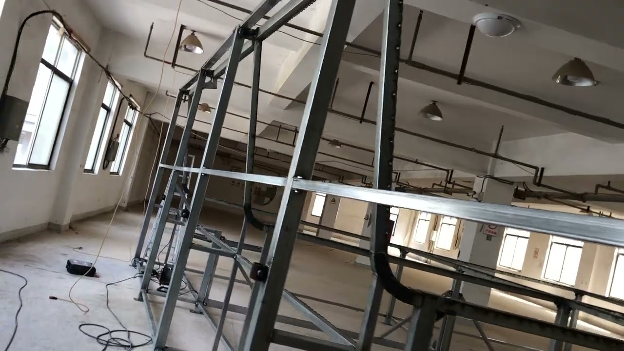 trampoline park installation video