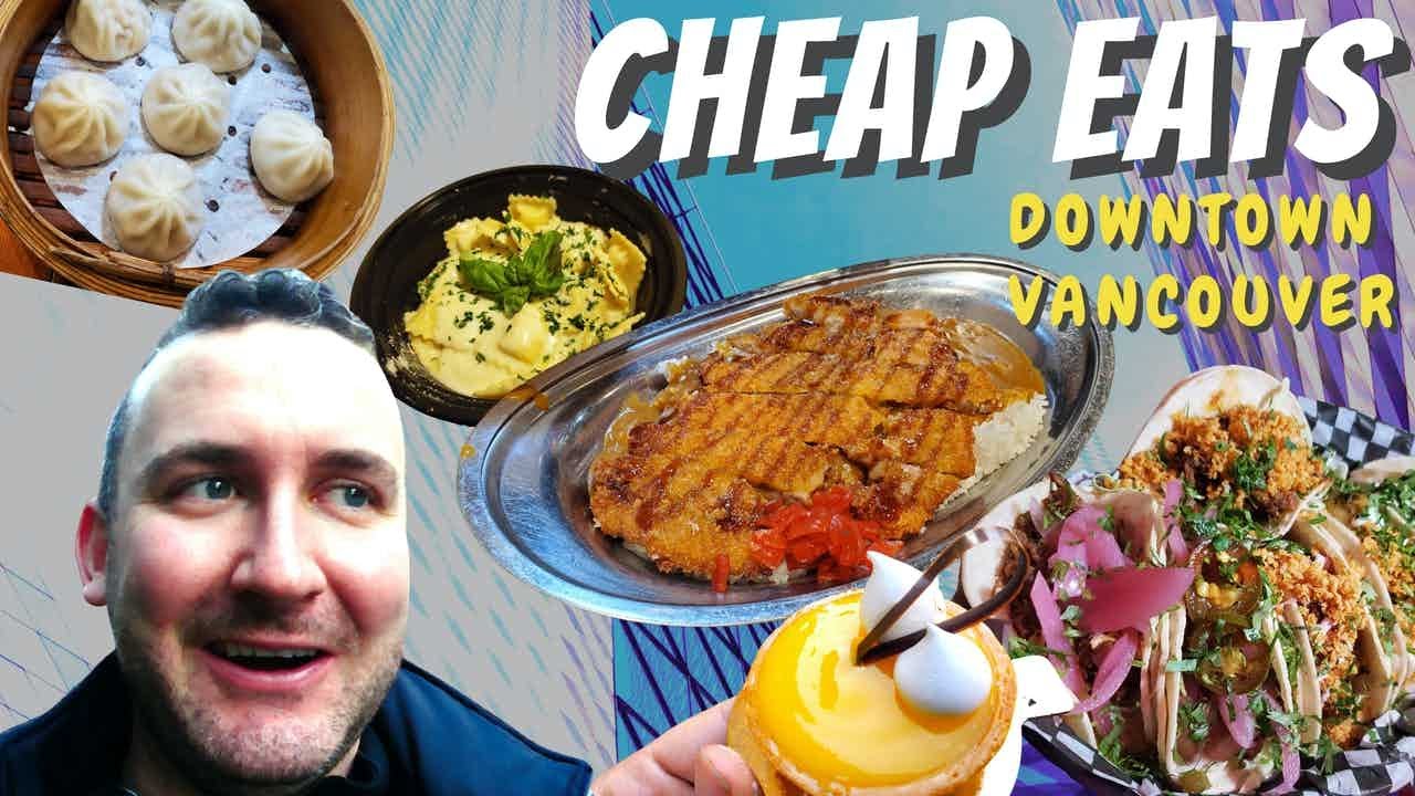 BEST CHEAP EATS Vancouver - HUGE Downtown Food Crawl!!