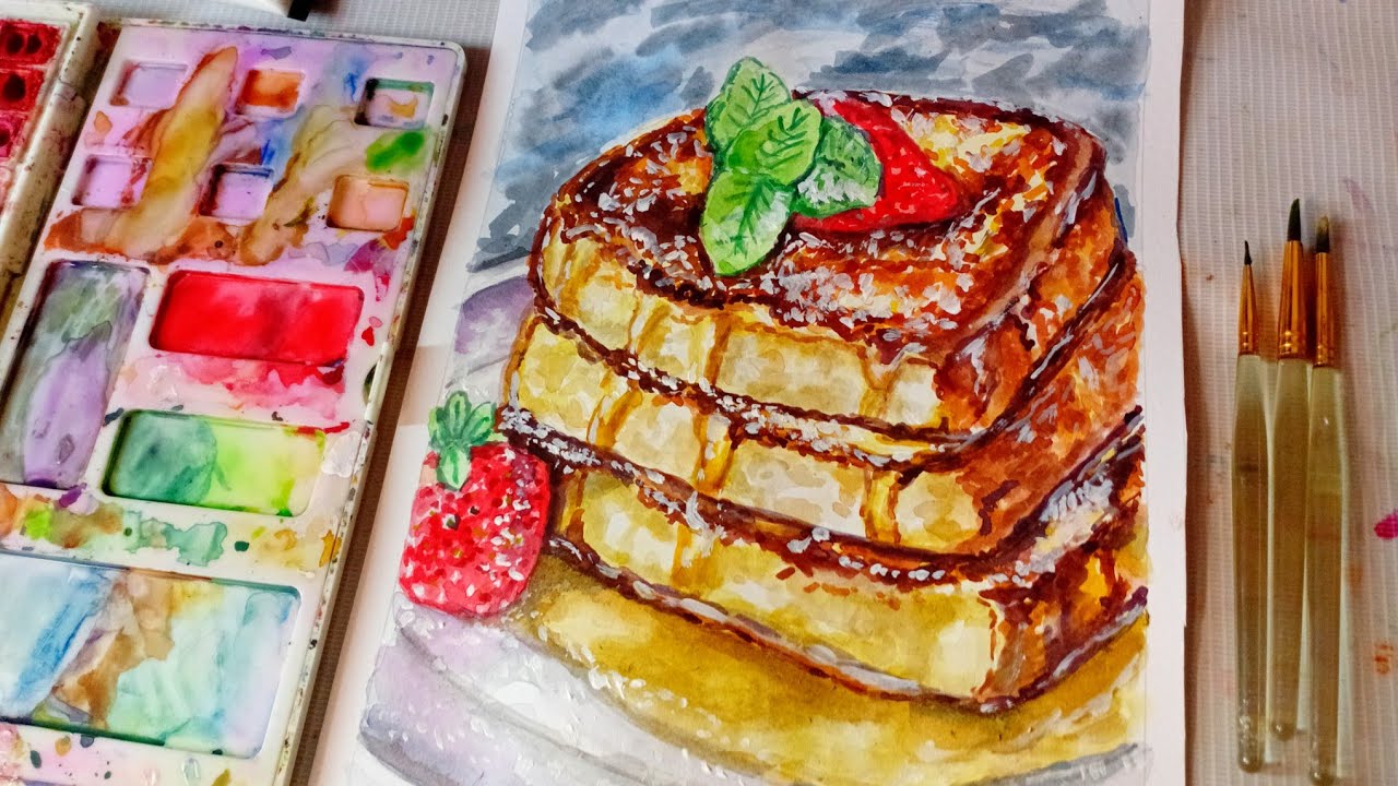 Turning [Baked French Toasts] into Art - Satisfying Painting