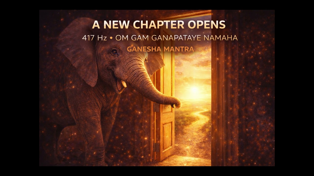 A NEW CHAPTER OPENS 417 Hz — Om Gam Ganapataye Namaha   Ganesha Mantra