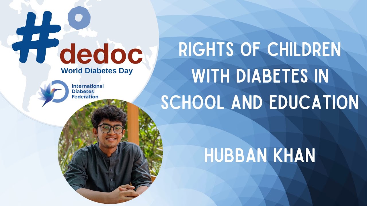 World Diabetes Day | Rights of children with diabetes in school and education — Hubban Khan