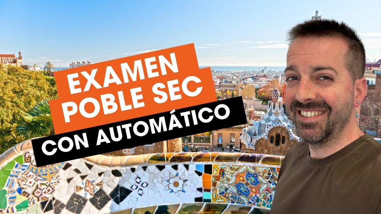 Examen Conducir Automático en Poble Sec!!! Barcelona!!!