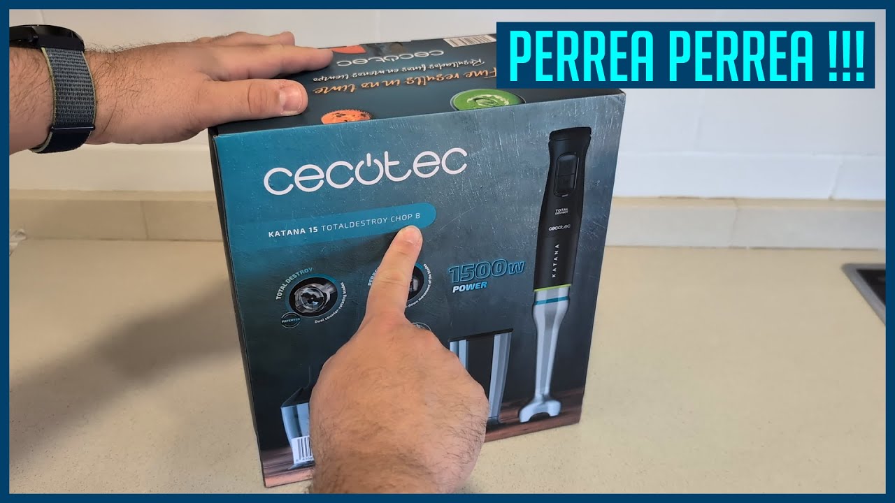 💃 Esta es la UNICA BATIDORA con ese MOVIMIENTO - Cecotec Katana 15 TotalDestroy Chop B #technology