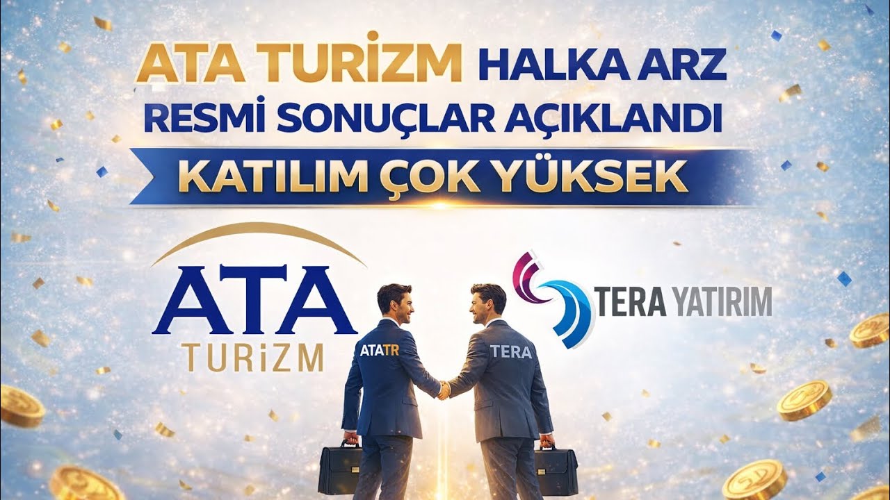 ATA TURİZM HALKA ARZ RESMİ SONUÇLAR GELDİ KATILIM ÇOK YÜKSEK #atatr 