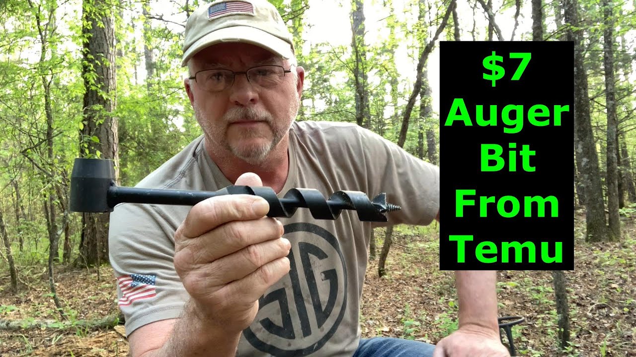 $7 Auger Bit from Temu.  Worth it??
