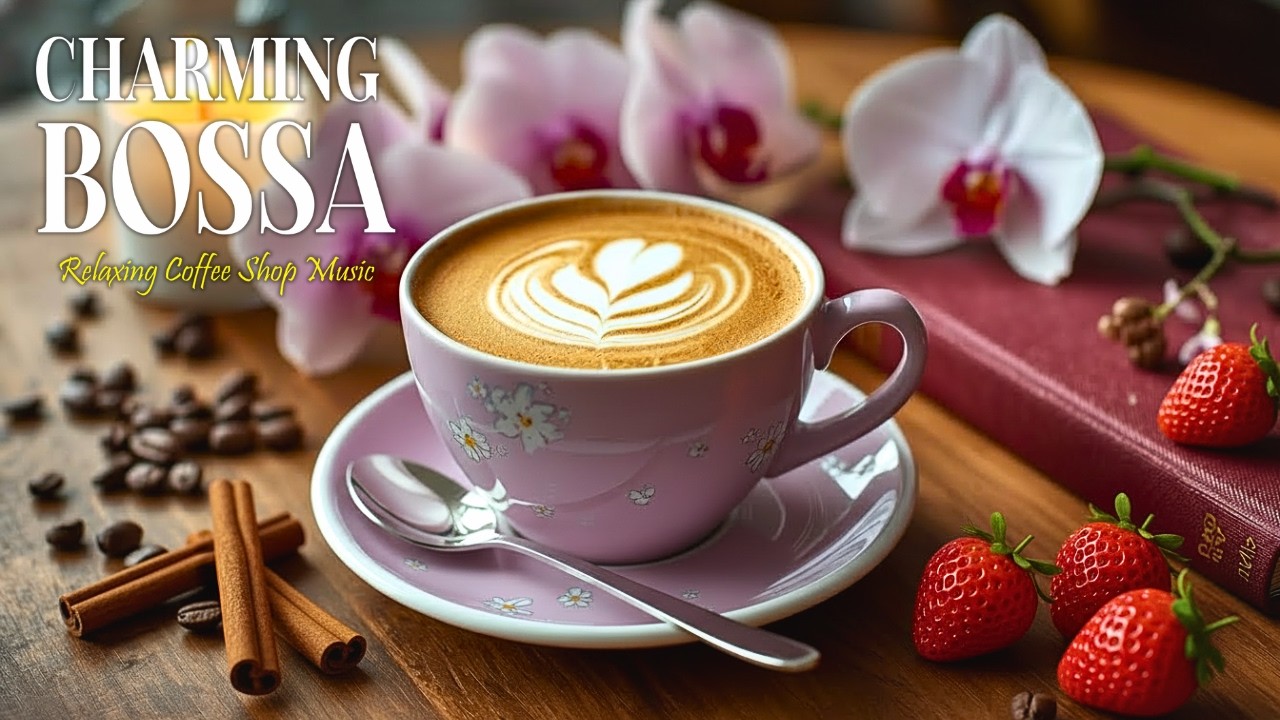 Charming Morning Coffee Jazz ☕ Spring Café Ambience with Gentle Bossa Nova for Focus & Creativity