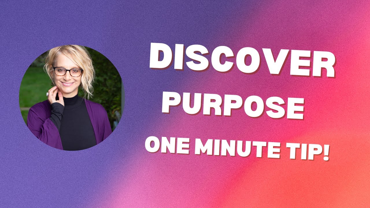 PRO TIPS TO DISCOVER YOUR PURPOSE IN A MINUTE! | Sherianna Boyle