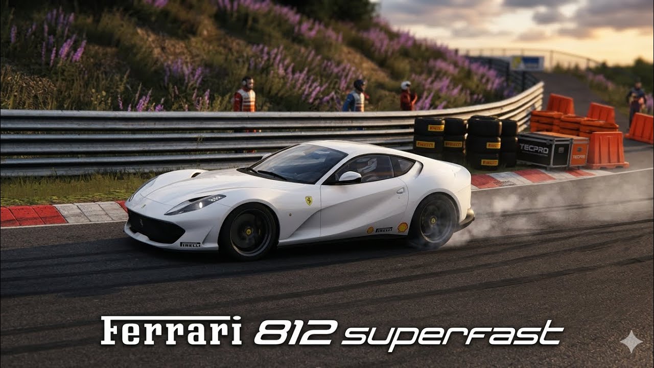 Track Days Nürburgring Nordschleife - Ferrari 812 Superfast - ASSETO CORSA | PXN V10 ULTRA gameplay