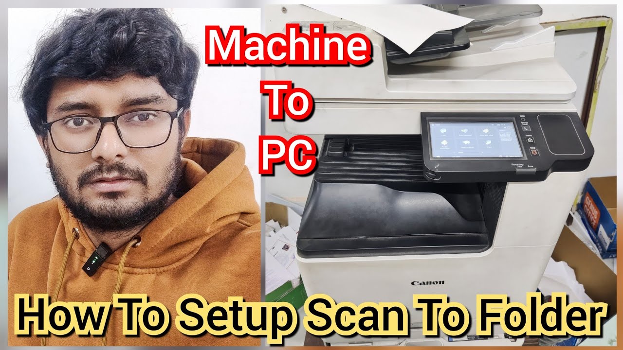 How to Scan Documents in Canon Ir C3226 Colour Photocopy Machine - Step By Step