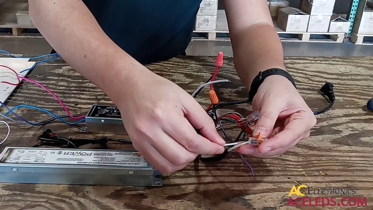 How to Install Emergency LED Driver with a LED Driver