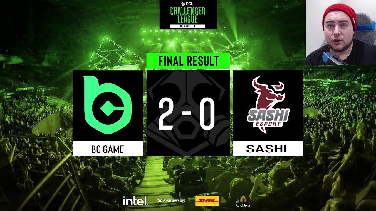 BC.Game vs Sashi - ESL Challengers League | Best of 3