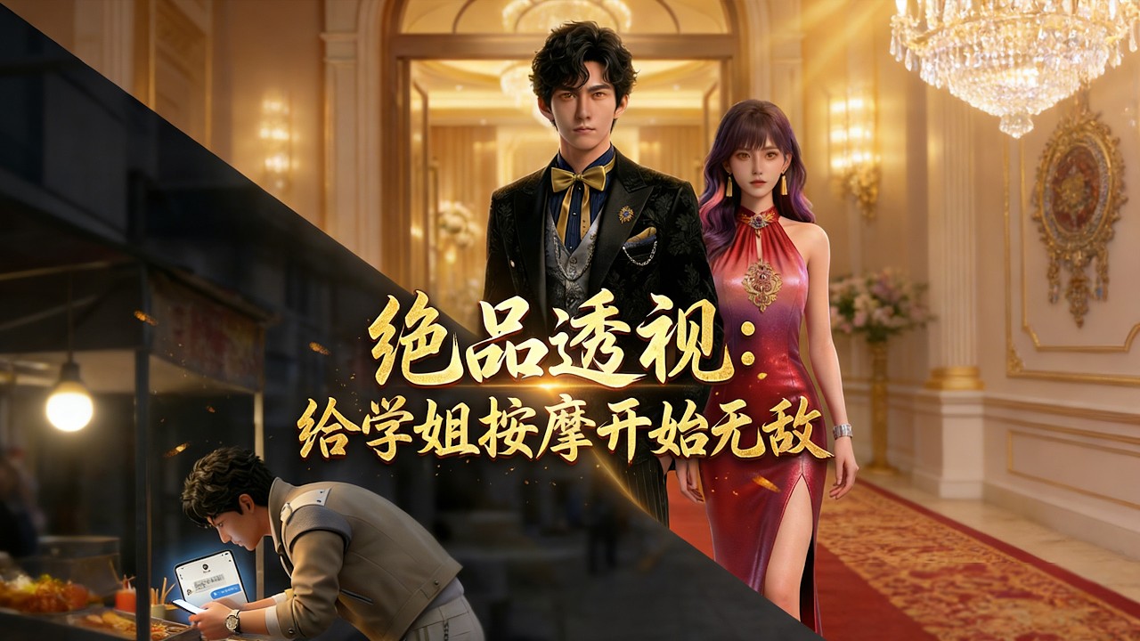 【FULL】《絕品透視：給學姐按摩開始無敵》畢業失業被拜金前任嘲諷，窮小子地攤撿漏獲絕品透視，一眼看透萬物，邂逅校花從此逆襲開掛！#動漫 #小說改編