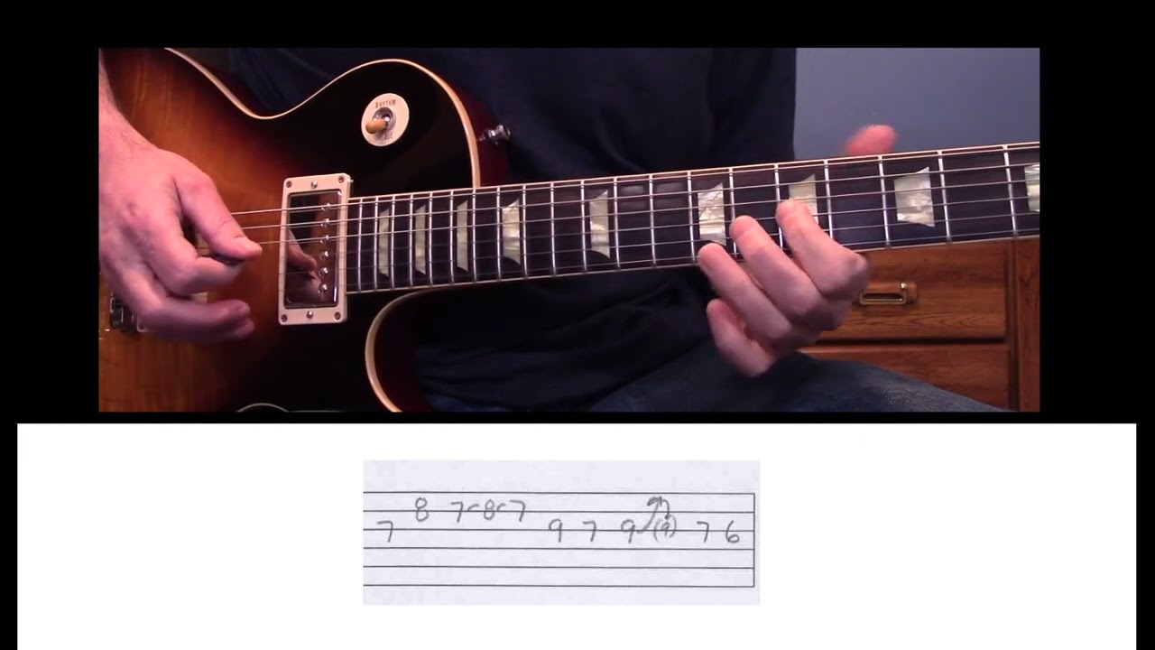 Boston - More Than a Feeling - Solo (lesson with tab)