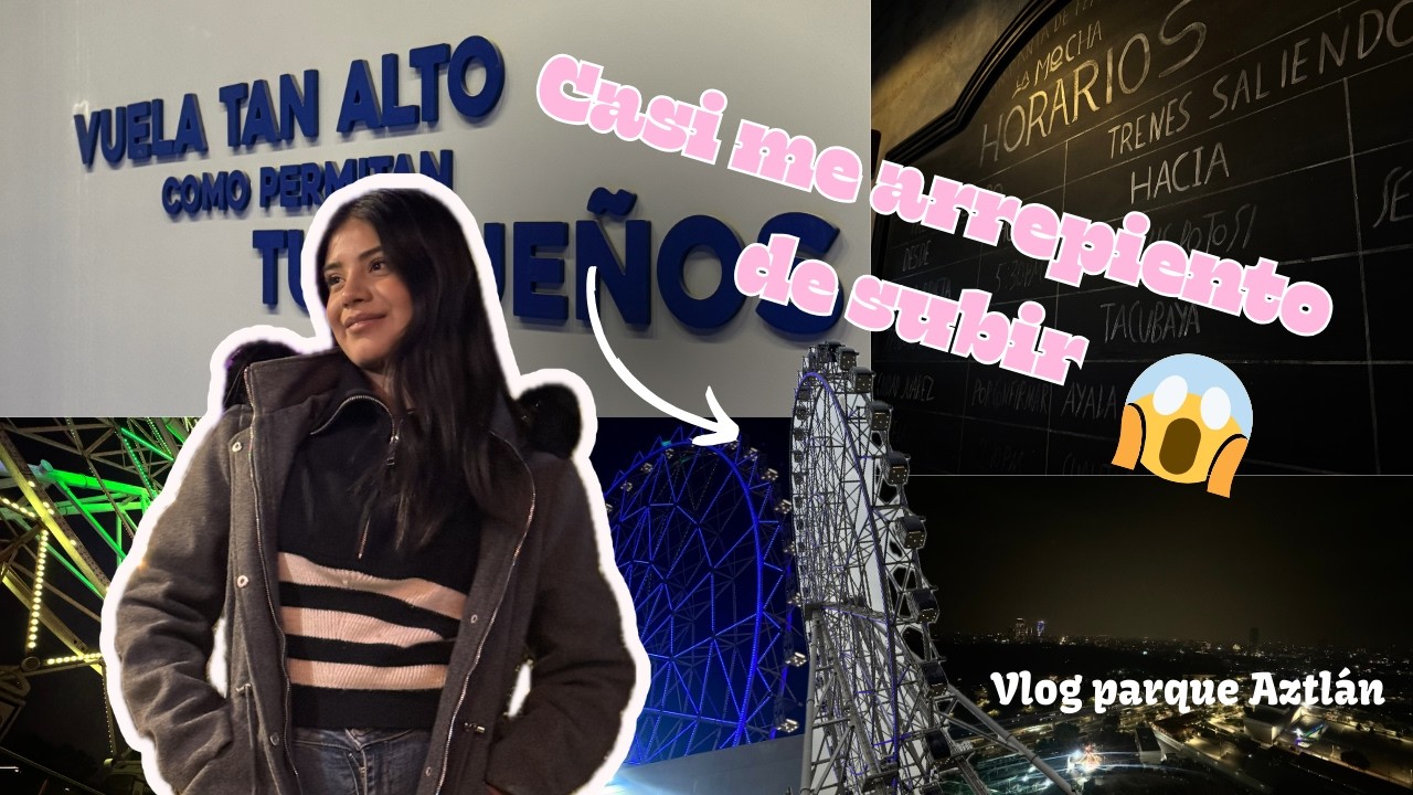 Casi me arrepiento de subir😱/Vlog parque Áztlan