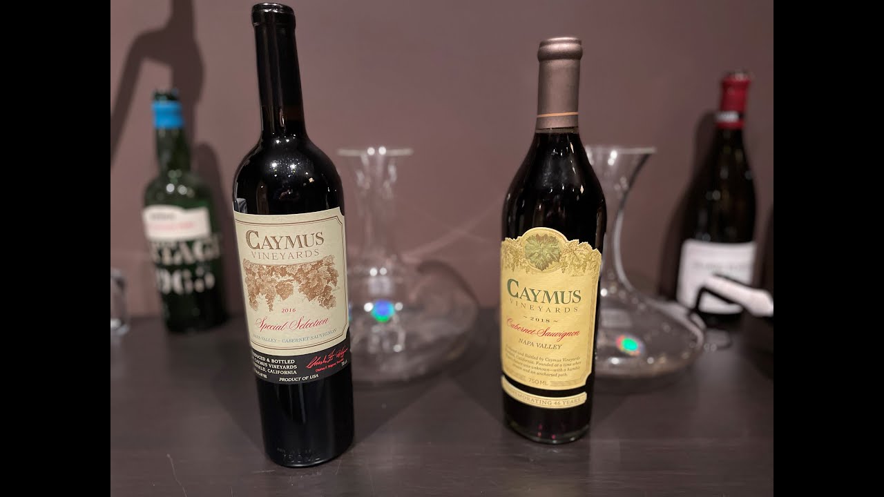 2018 Caymus Cabernet Sauvignon & 2016 Caymus Special Selection Trophy Wine Review
