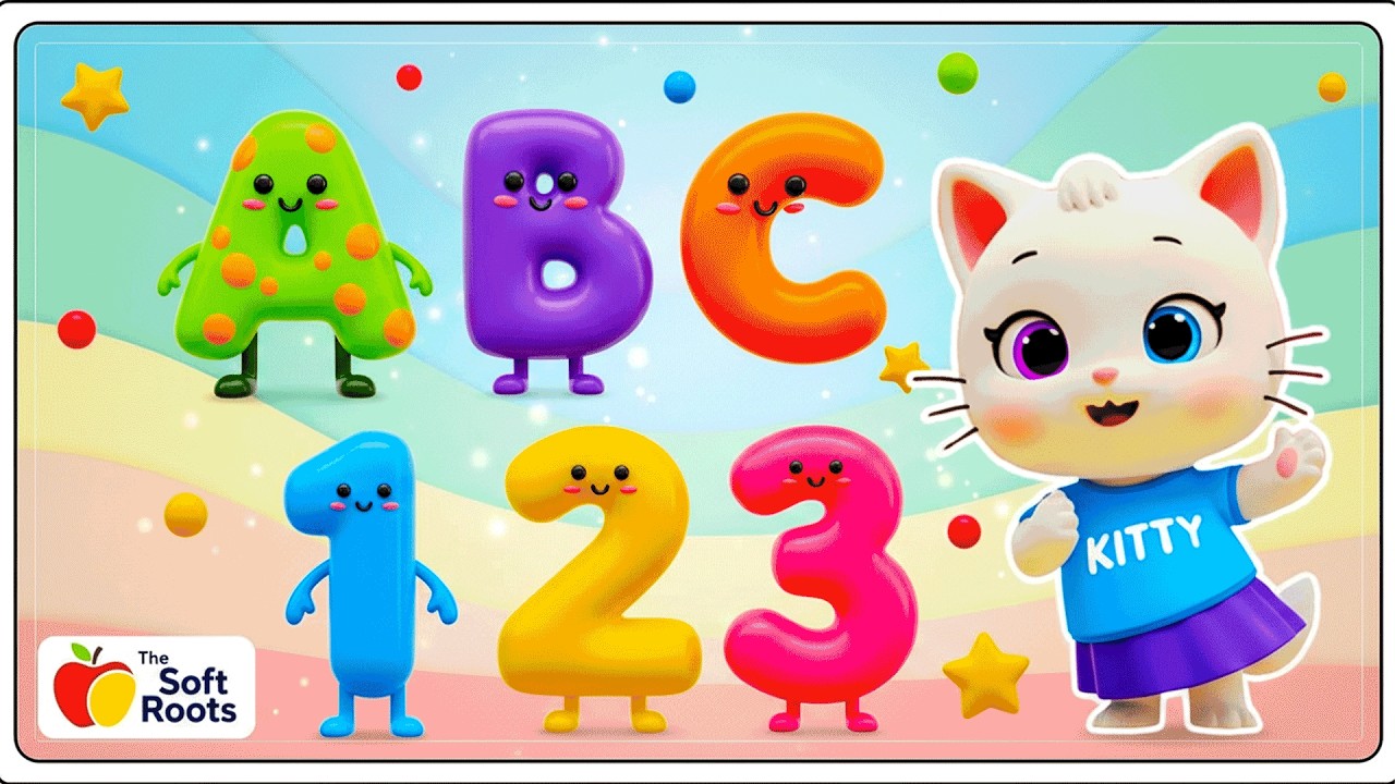 Preschool Learning activities for 3 year olds at home | Learn ABC Phonics Shapes Numbers Colors 🌈