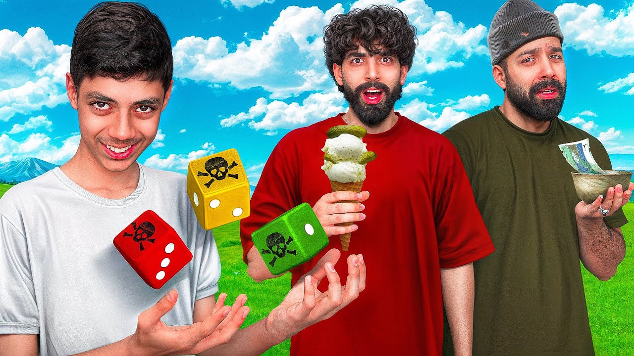 هر مجازاتی تاس بگه باید انجام بدیم 😱🎲
