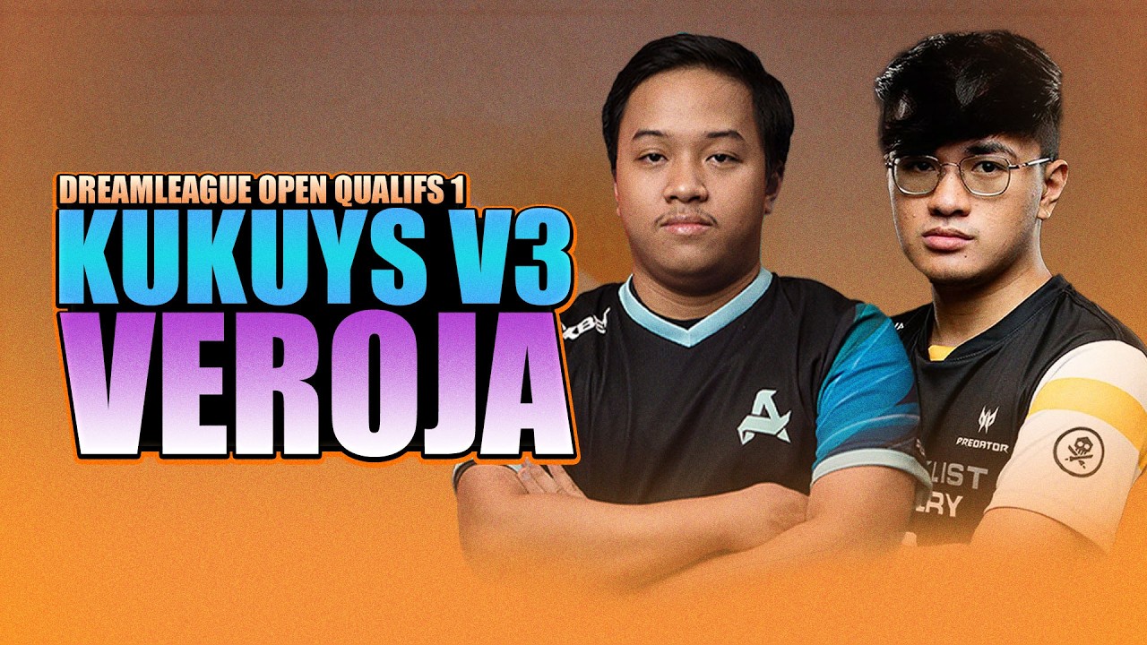 KUKUYS V3 VS VEROJA - WATCH PARTY + KWENTUHAN WITH TIMS - DREAMLEAGUE S29 OPEN QUALIFS