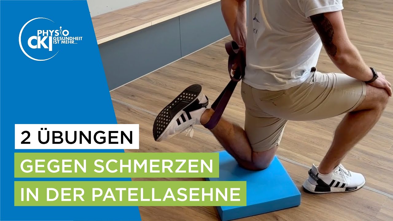 Schmerzen in der Pattellasehne mit 2 Übungen lindern😍