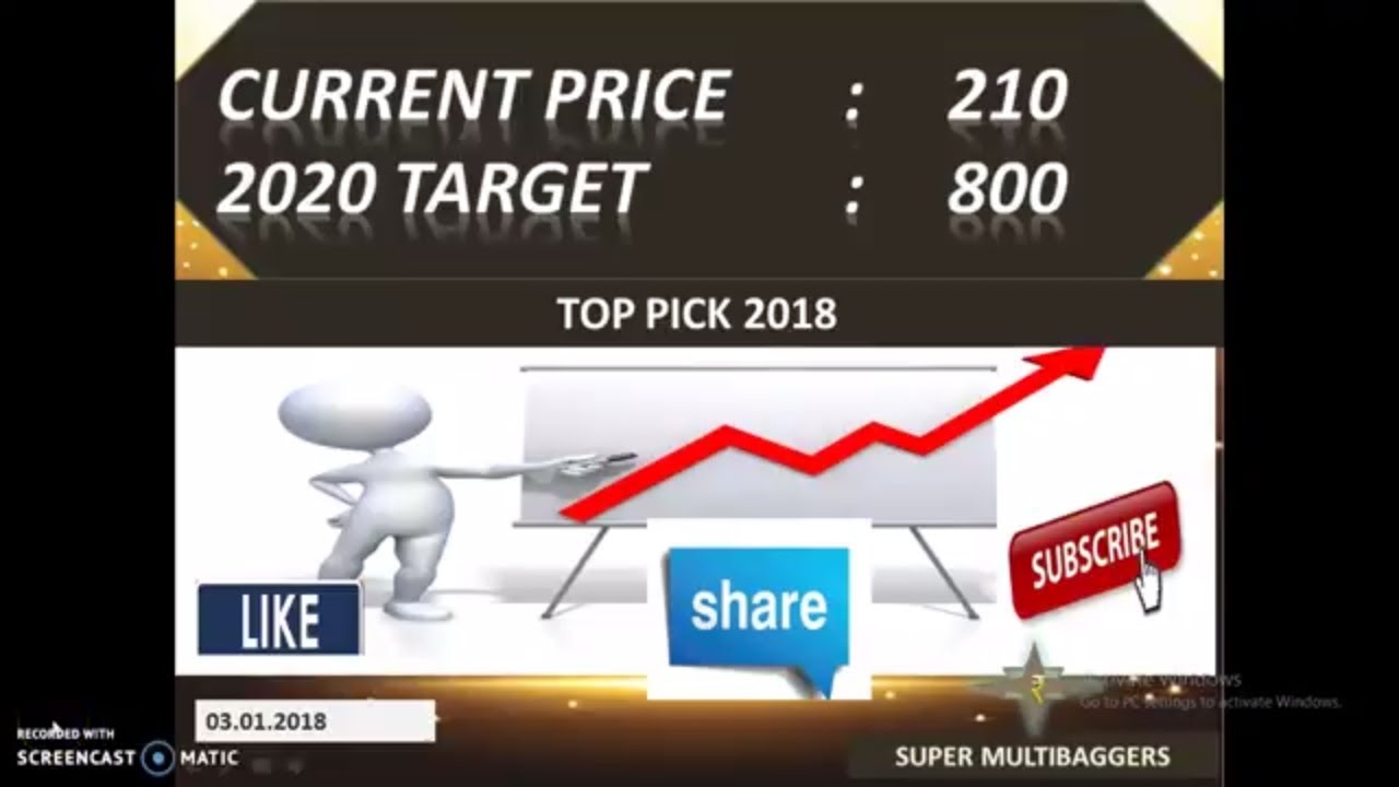 Multibagger stock - Top Pick for 2018