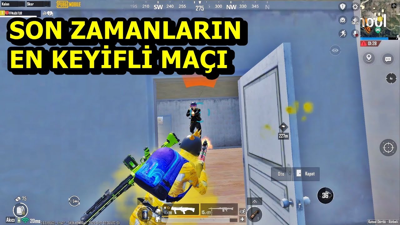 SON ZAMANLARIN EN KEYİFLİ MAÇI ! MÜTHİŞ MAÇ BATUR GAME SOLO SQUAD PUBG MOBİLE