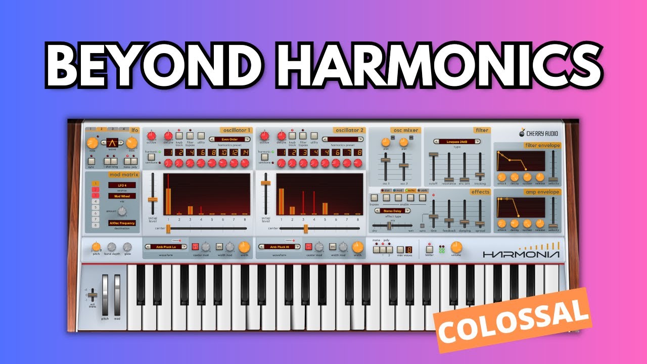 More Than Just a Harmonic Based Synth: Cherry Audio's Harmonia