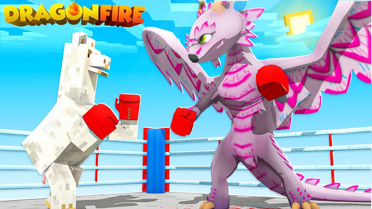 BABY LOTUS DRAGON vs LLAMA! Who Will Win? | Minecraft DragonFire The Corruption | Little Kelly
