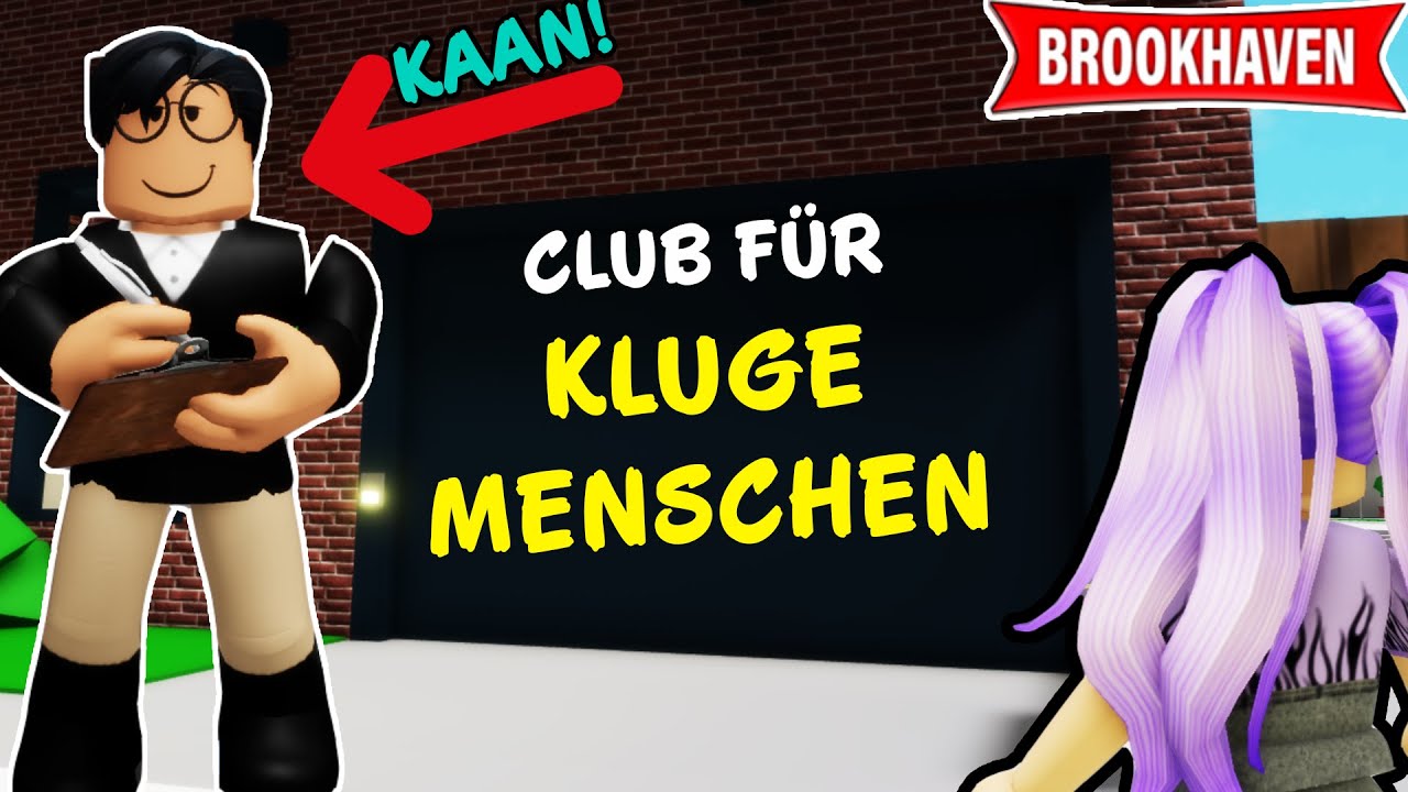 NUR KLUGE ERLAUBT! Kaans Club nur für Intelligente! Wird Dania Mitglied? [Roblox Brookhaven 🏡RP]