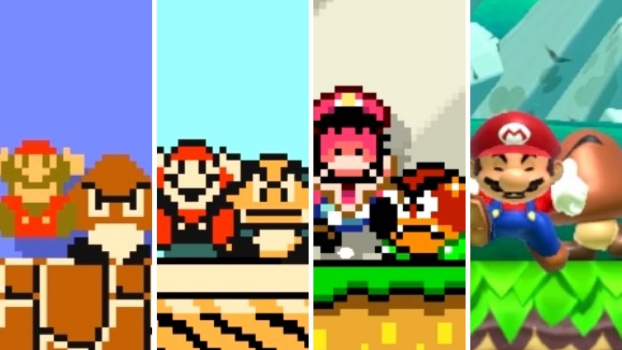Evolution of Mario Getting Killed by Goomba (1985-2022)
