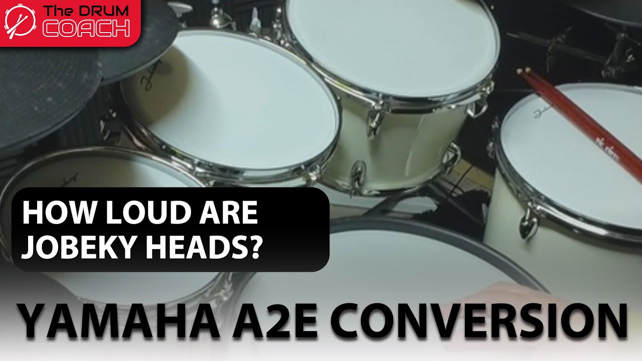 How Loud Are Jobeky Drumheads? Fitting a Fast Fit Trigger on Yamaha Tom!