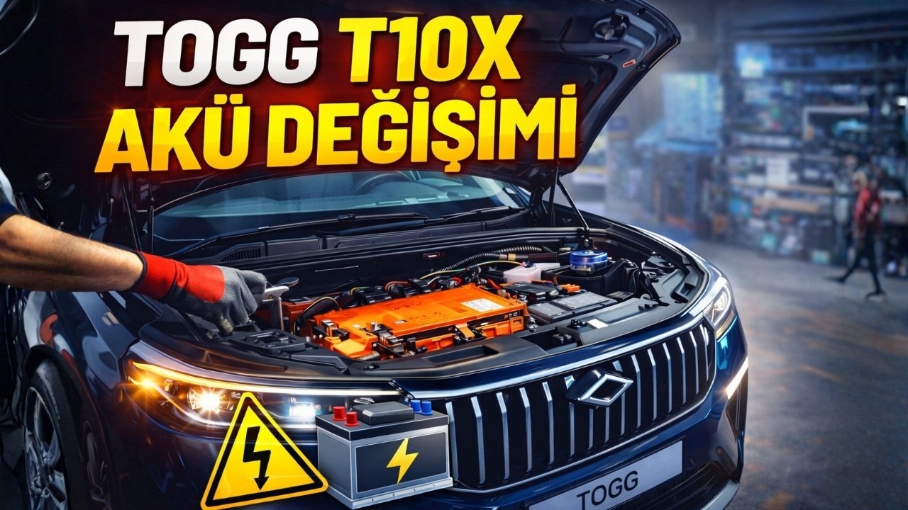 TOGG T10X AKÜ DEĞİŞİMİ | ORİJİNAL AKÜSÜ