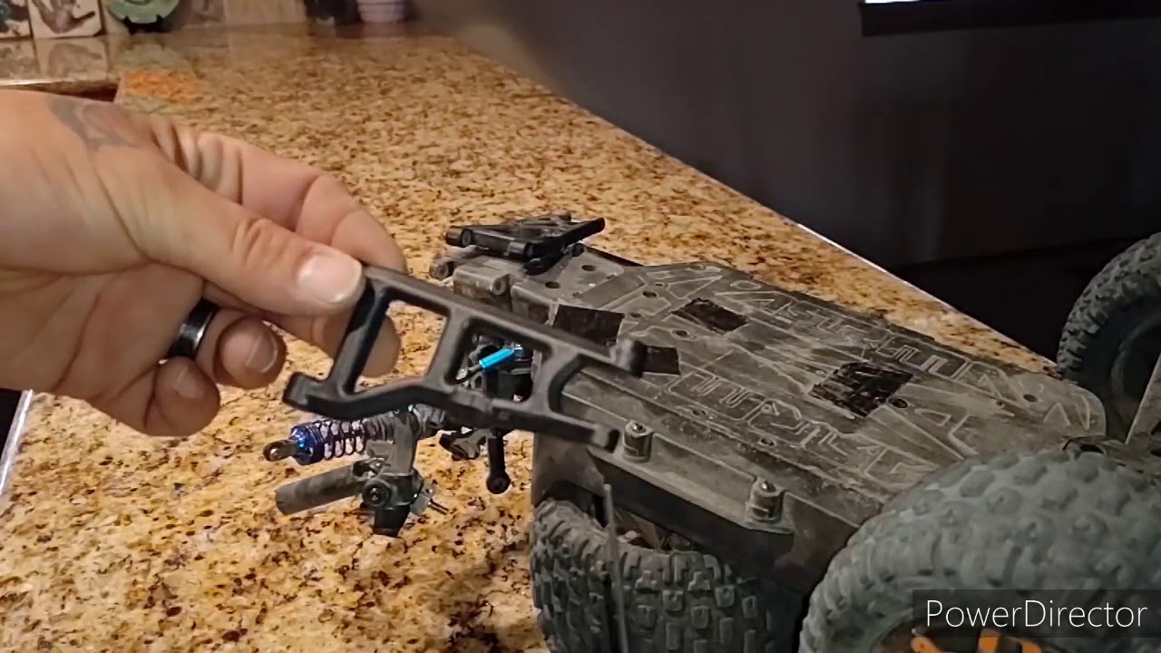 Arrma Granite 4x4 3s blx, how to install front RPM A arms