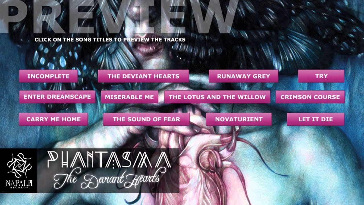 PHANTASMA - The Deviant Hearts (Preview) | Napalm Records