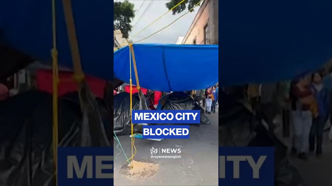 Mexico city paralyzed by protests on eve of FIFA World Cup kickoff