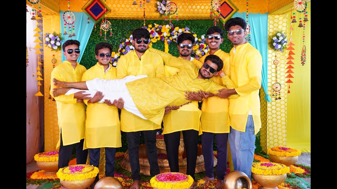 Groom Haldi video Telugu Haldi videos #wedding #haldi #haldievent #telugusongs #wedding #dance