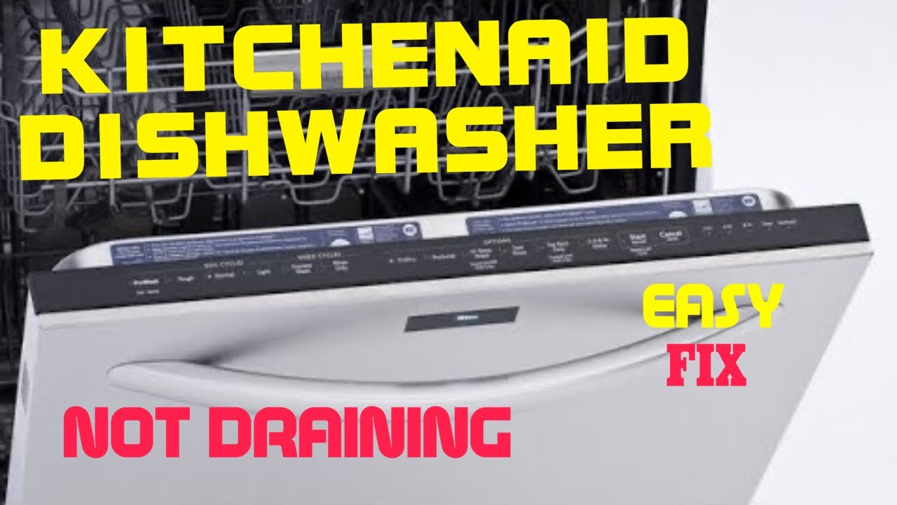✨ Посудомоечная машина Kitchenaid не сливает воду — легкое решение ✨