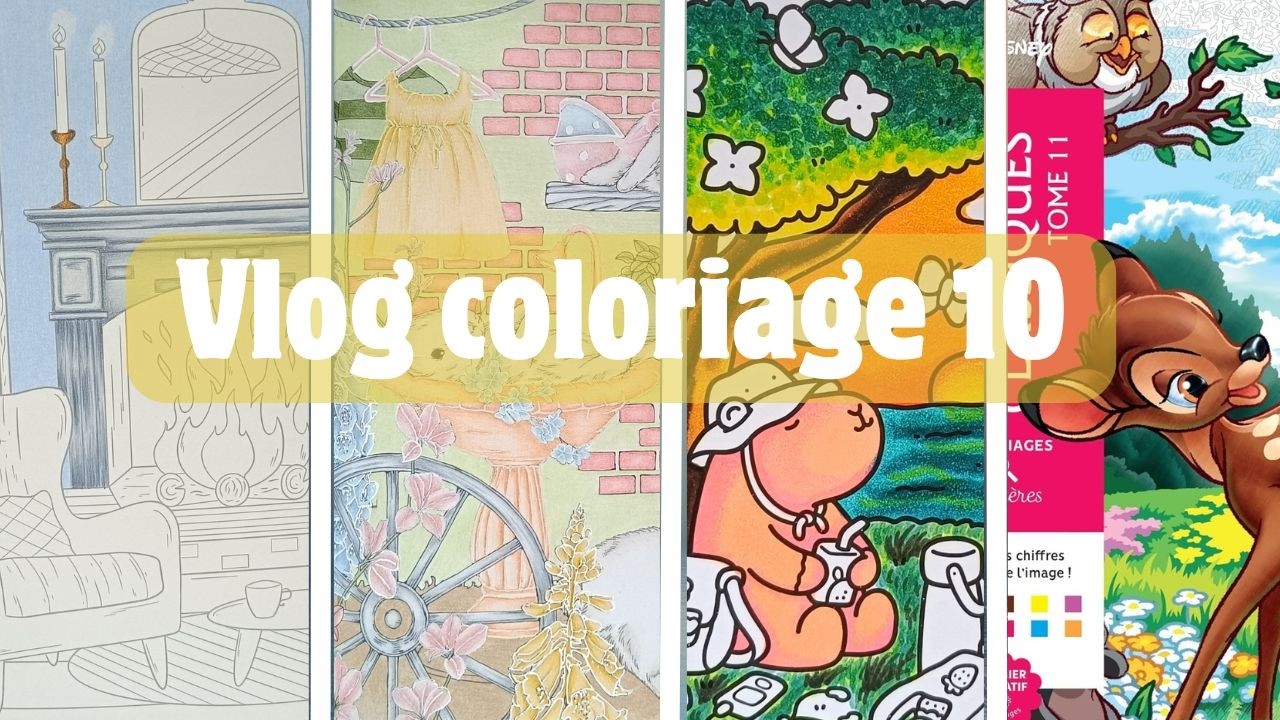 ✨ 100% coloiage 🤩💕✨ // Vlog 10 // Coloriage Adulte