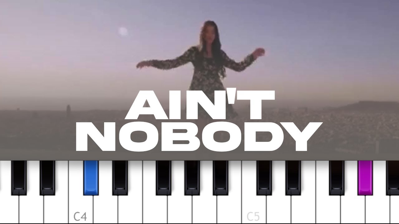 Felix Jaehn - Aint Nobody (ft Jasmine Thompson) (piano tutorial)