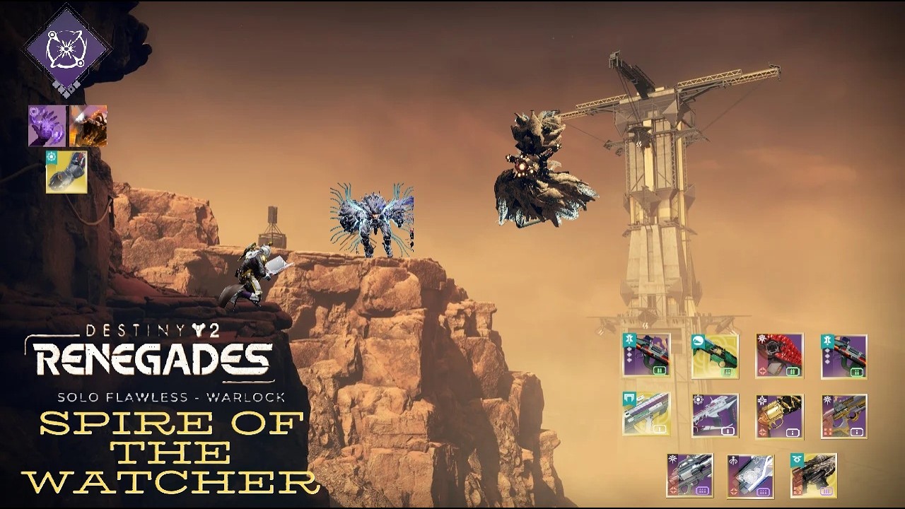 Destiny 2 | Spire of the Watcher Solo Flawless - Warlock | Renegades