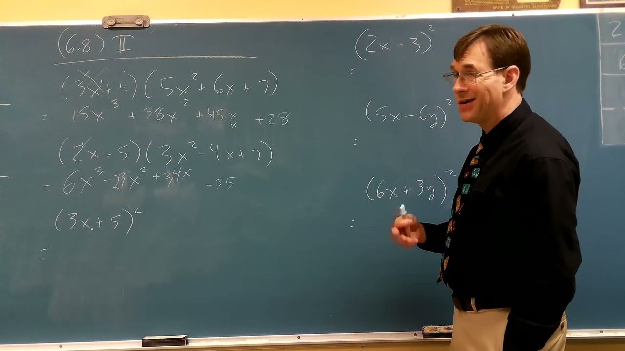 Algebra 1 Video, 6.8B