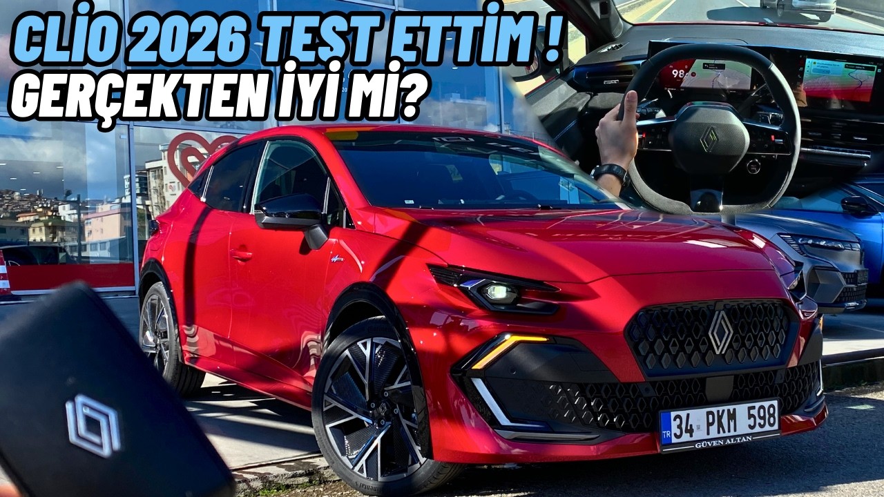 ABARTILIYOR MU TEST ETTİM ! 2026 RENAULT CLİO 1.2 TCE ! POV S&Uuml;R&Uuml;Ş
