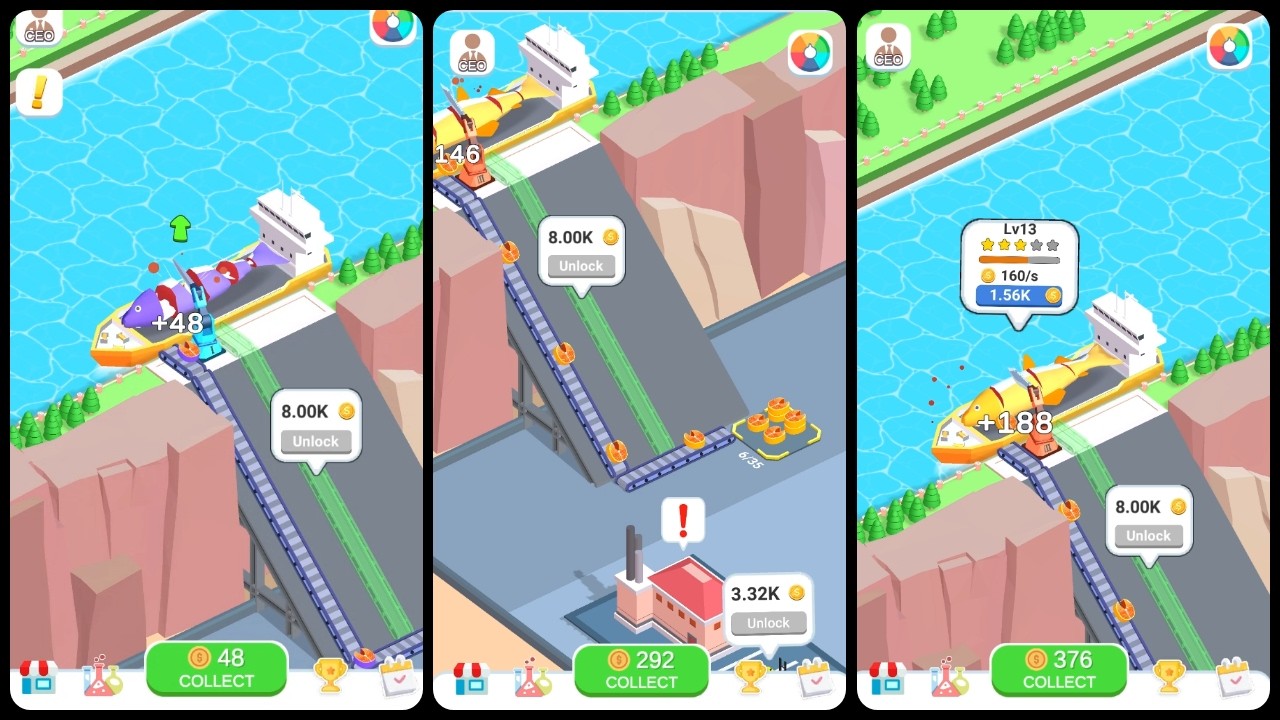 Fish Transport Tycoon Gameplay Android Mobile
