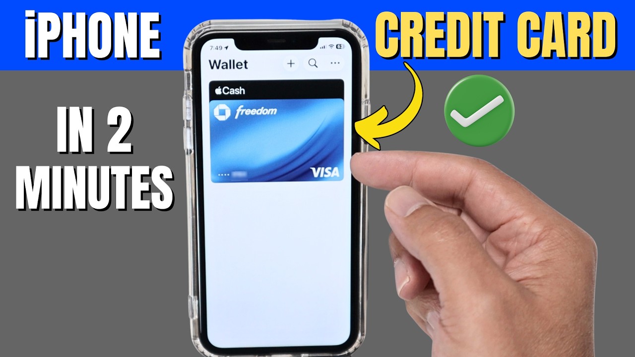 Как добавить кредитную карту на iPhone за 2 минуты!