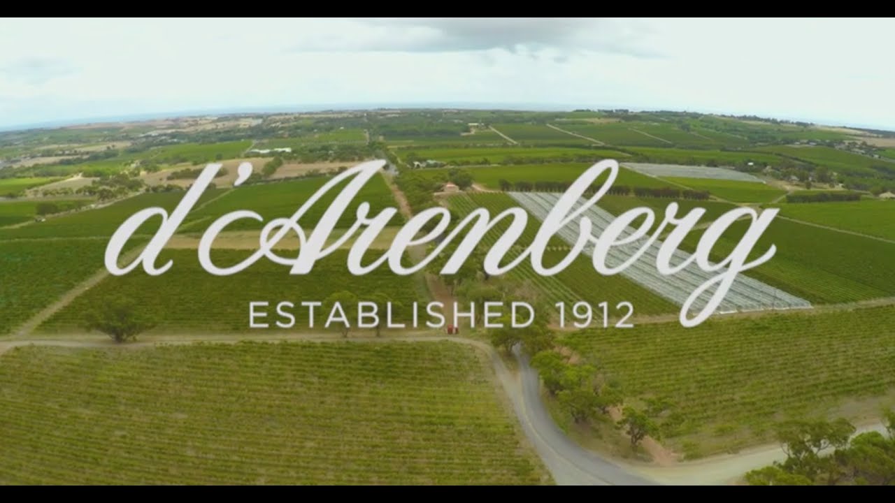 d&acute;Arenberg wines, McLaren Valley, South Australia, AUSTRALIA. Vineyards and drone