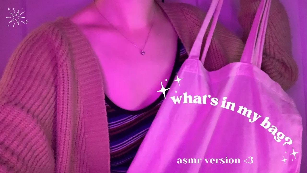 what's in my bag? no talking! | ASMR